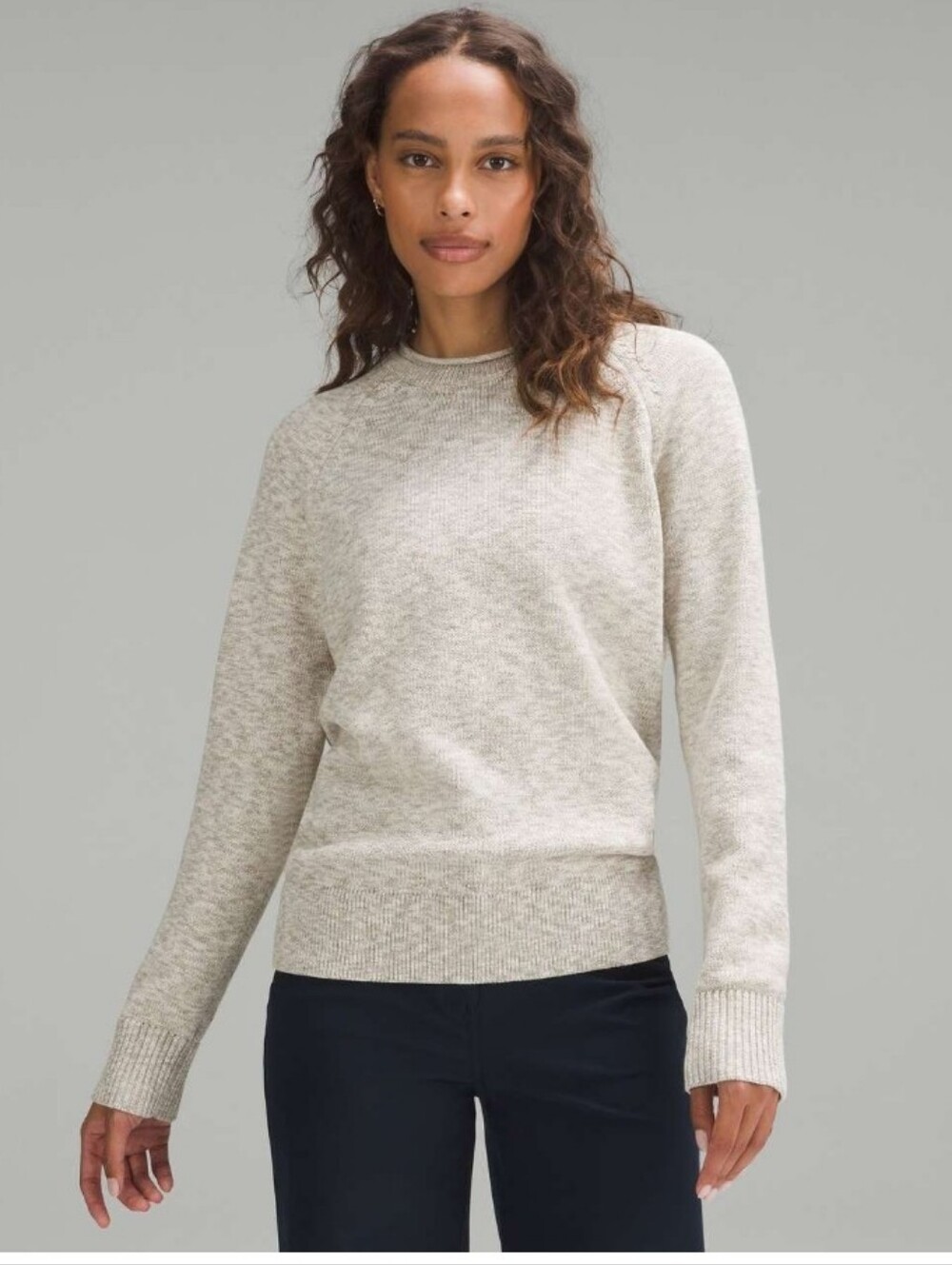 Lululemon Boxy Cotton-Blend Sweater
Bone / White / Raw Linen / Vapor Size 1X